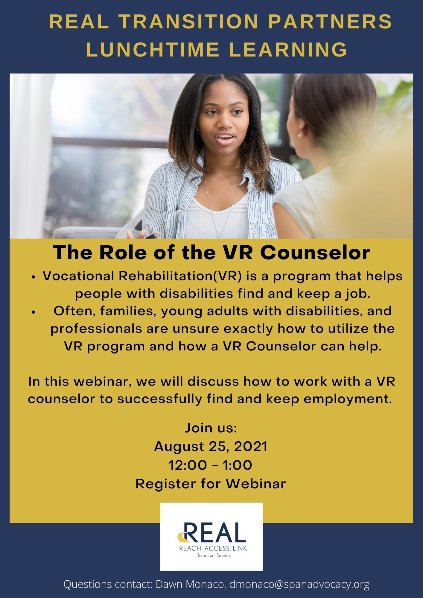 REAL VR Counselor Webinar 