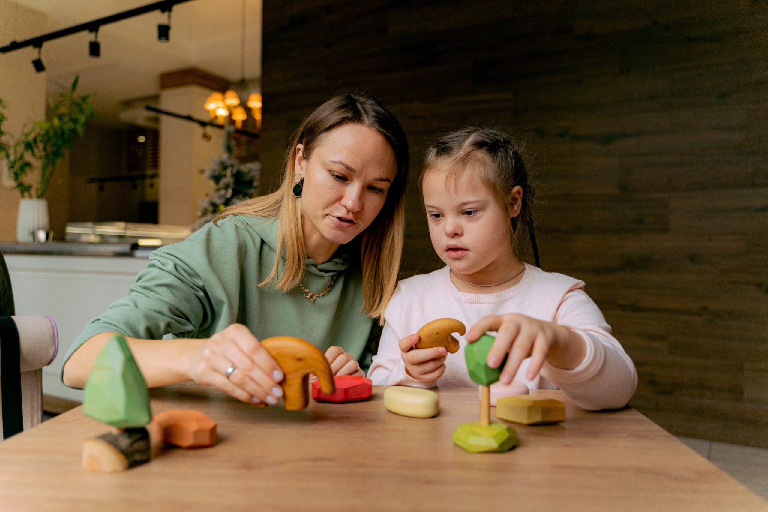 mother with child with down syndrome